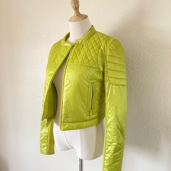 BCBGMaxAzria Jackets & Blazers - BCBG Maxazia Neon YellowJosh Jacket